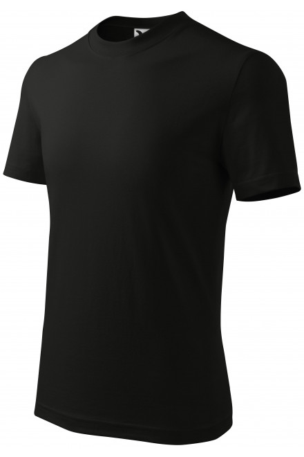 Παιδικό απλό μπλουζάκι, μαύρος