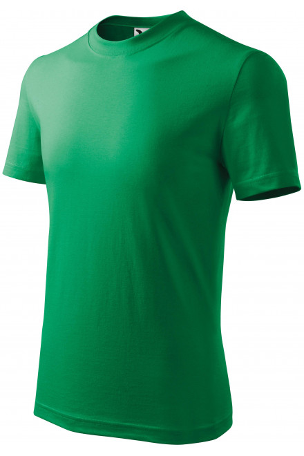 Παιδικό απλό μπλουζάκι, πράσινο γρασίδι, βαμβακερά μπλουζάκια
