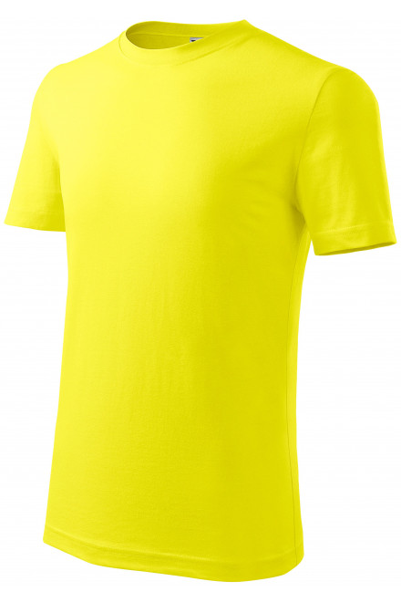 Παιδικό ελαφρύ μπλουζάκι, λεμόνι κίτρινο, παιδικά μπλουζάκια