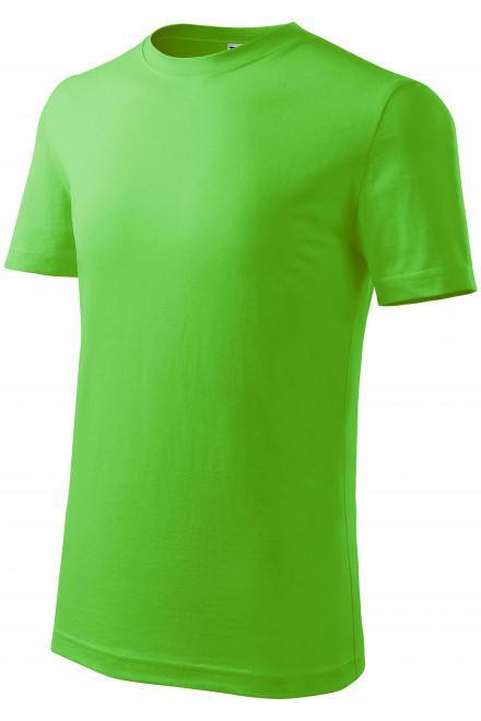 Παιδικό ελαφρύ μπλουζάκι, ΠΡΑΣΙΝΟ μηλο, μονόχρωμα μπλουζάκια