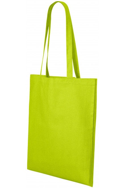 Τσάντα αγορών βαμβακιού, πράσινο ασβέστη